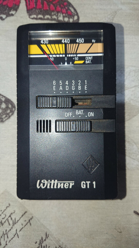 Funda Cabezal Universal. Afinador Analógico Vintage.