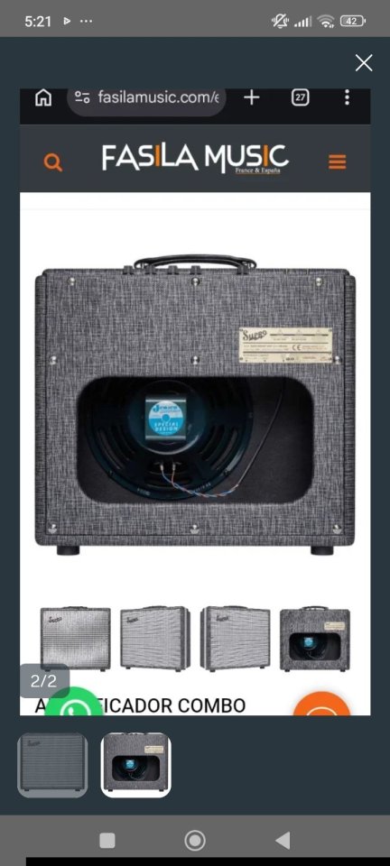 Supro black magic de segunda mano · Foto 1 de 2 · Granada · 800 €