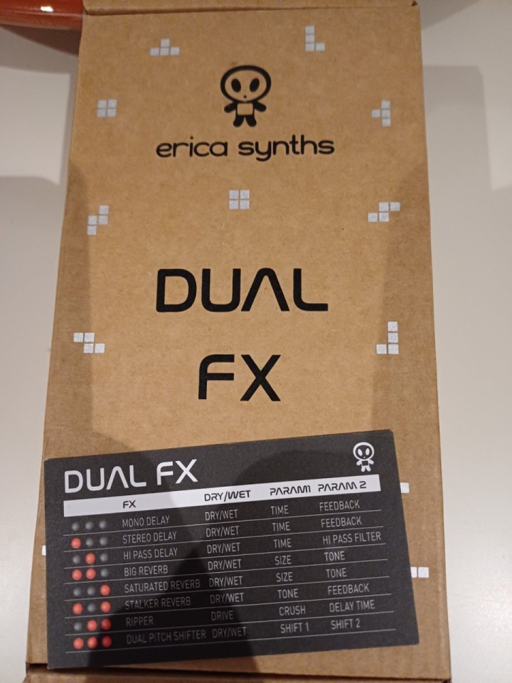 Erica Synths Dual FX Eurorack de segunda mano · Foto 2 de 3 · Zaragoza · 180 €