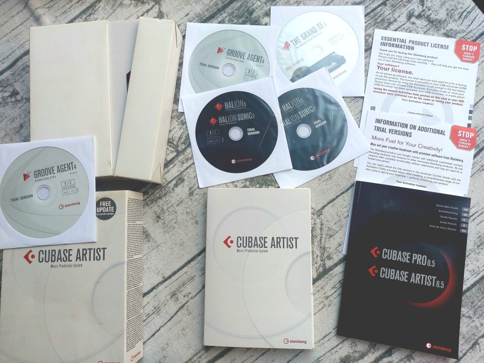 Cubase Artist 8.5 Software Steinberg