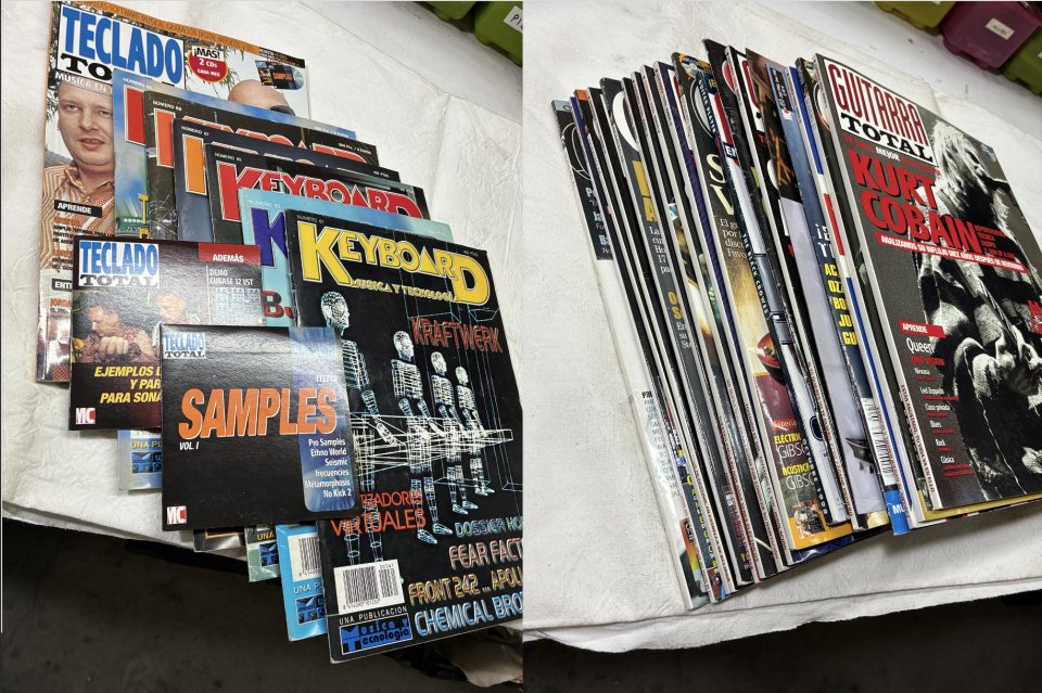 Más de 170 revistas de música con sus Cd,s.