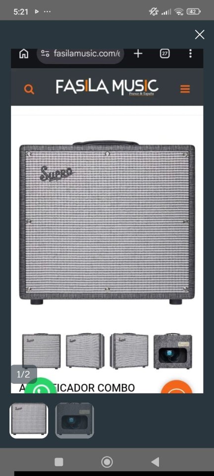 Supro black magic de segunda mano · Foto 2 de 2 · Granada · 800 €