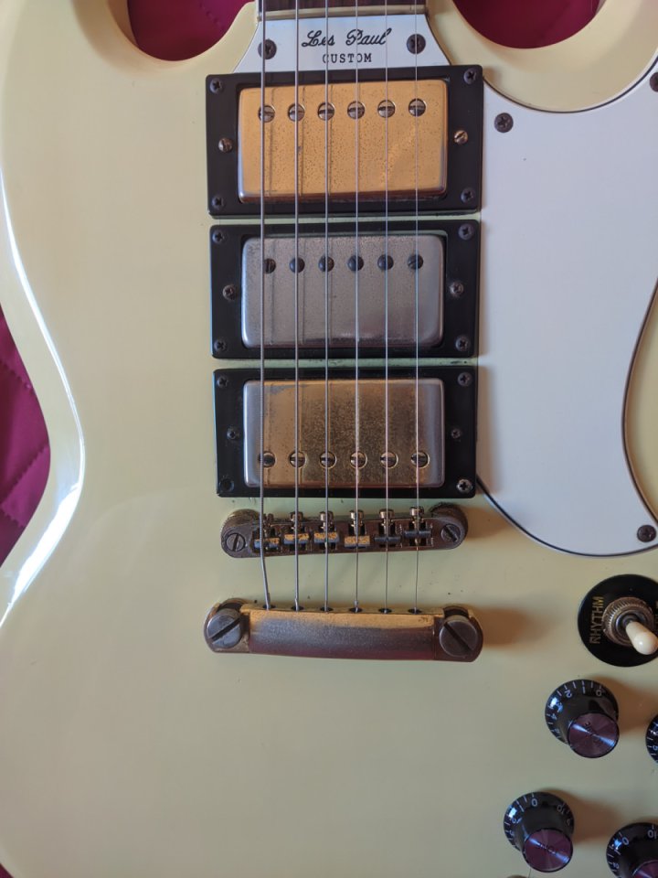 Epiphone Lp Custom, pastillas Gibson