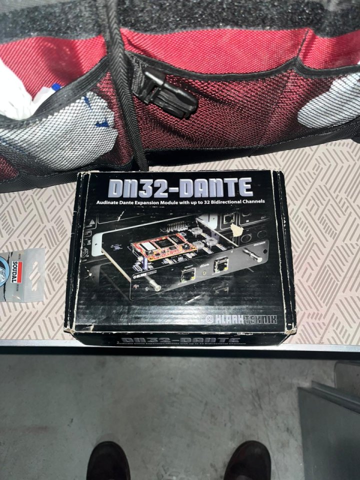 Tarjeta expansión DANTE Midas X32 y M32