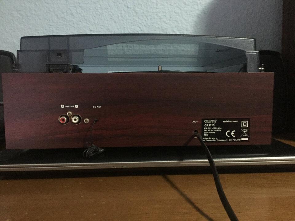 Tocadiscos Camry CR 113