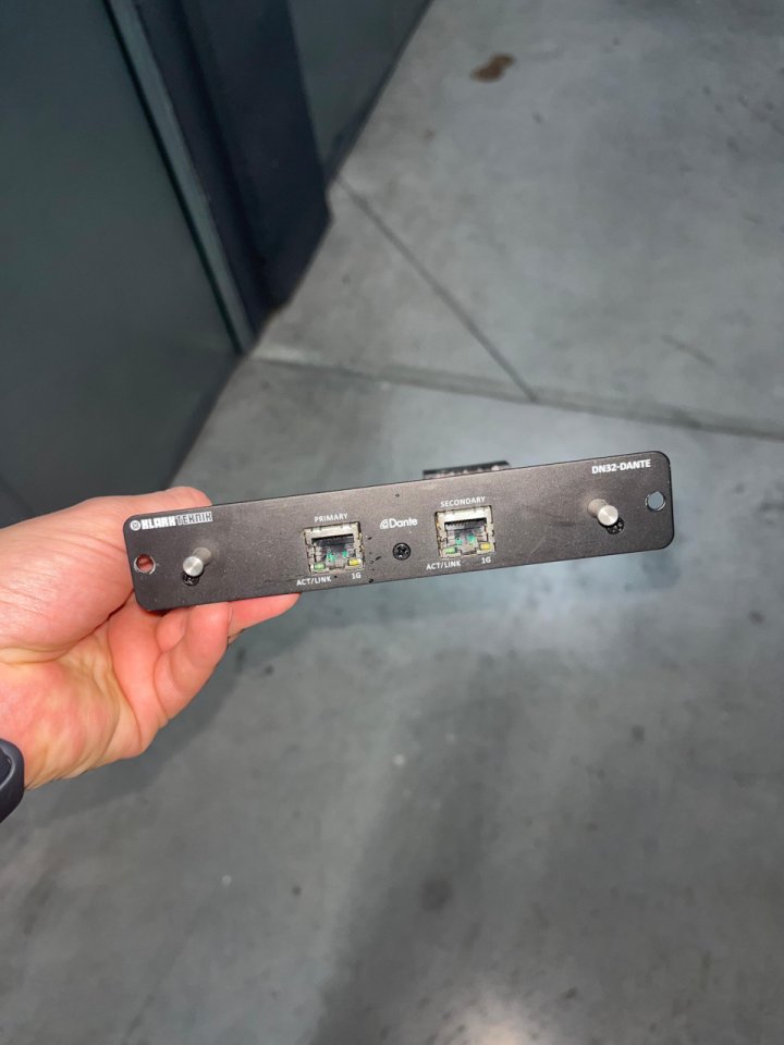 Tarjeta expansión DANTE Midas X32 y M32