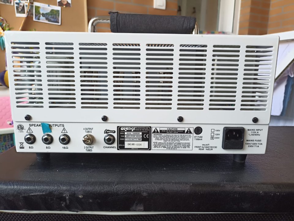 Orange Dual Terror + 2x12( opcional)