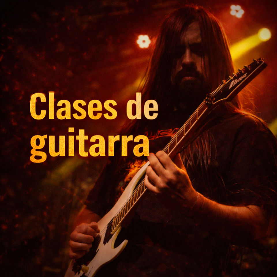 Clases de Guitarra METAL - ROCK - SHRED - FUSION