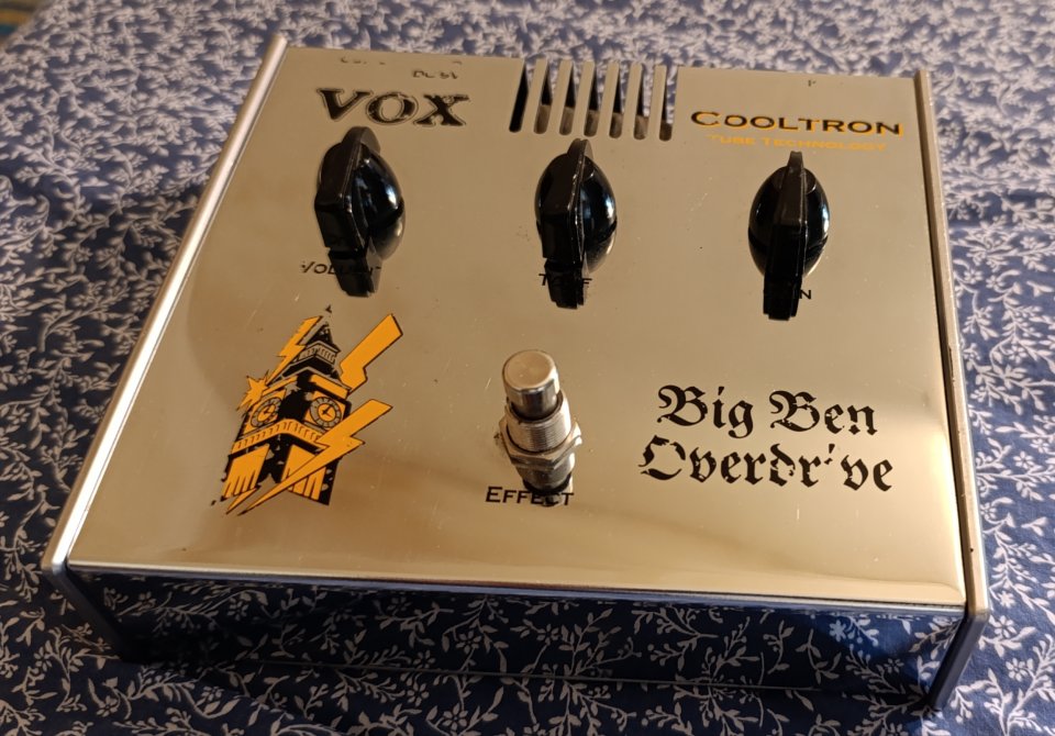 Pedal Vox Cooltron Big Ben Overdrive Valvular de segunda mano · Foto 1 de 3 · Palencia · 90 €