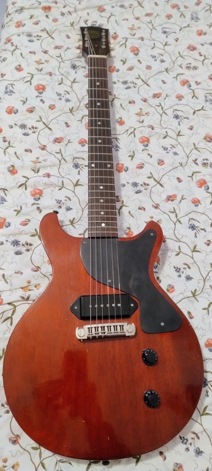 Les Paul Junior DC Caoba brasileña Ballestone