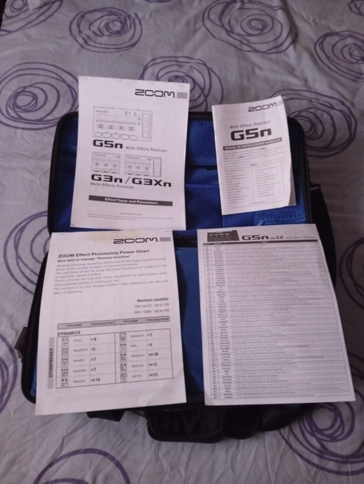 Pedalera Zoom G5n de segunda mano · Foto 5 de 5 · Madrid · 190 €