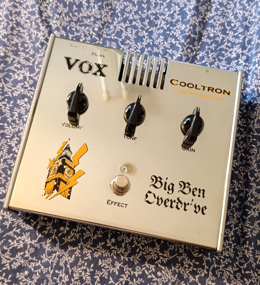 Pedal Vox Cooltron Big Ben Overdrive Valvular de segunda mano · Foto 2 de 3 · Palencia · 90 €