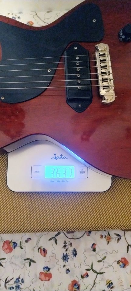 Les Paul Junior DC Caoba brasileña Ballestone