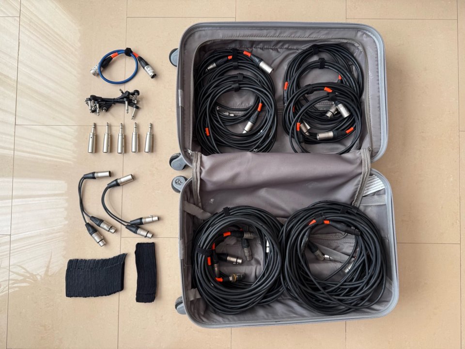 16 cables XLR Neutrik + maleta y accesorios de segunda mano · Foto 1 de 10 · Pontevedra · 229 €