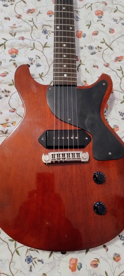 Les Paul Junior DC Caoba brasileña Ballestone