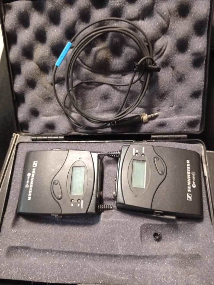 2x Sennheiser ew100 G3 + mke2 gold