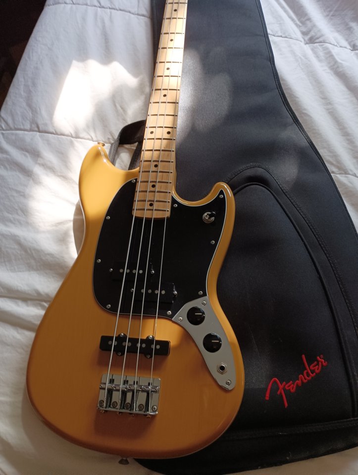 Fender Player Mustang Bass PJ Butterscotch Blonde *RESERVADO* de segunda mano · Foto 4 de 9 · Madrid · 480 €