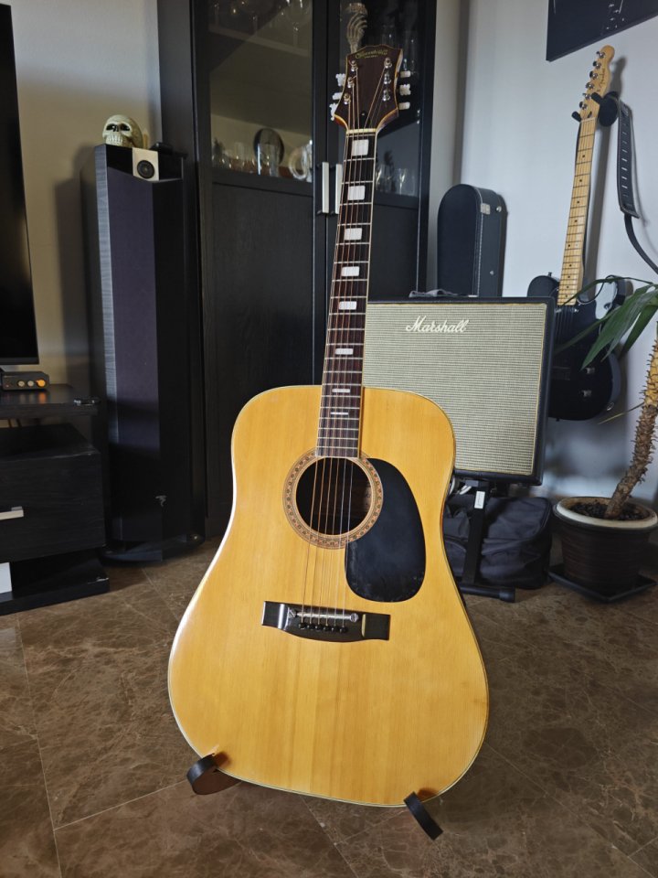 Guitarra Vintage Japonesa K. Suzuki '76 impecable Tapa Sólida, Pastilla K&K de segunda mano · Foto 2 de 10 · Málaga · 650 €
