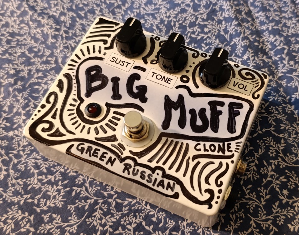 Pedal Rivertronic Big Muff Clone Green Russian de segunda mano · Foto 3 de 4 · Palencia · 30 €