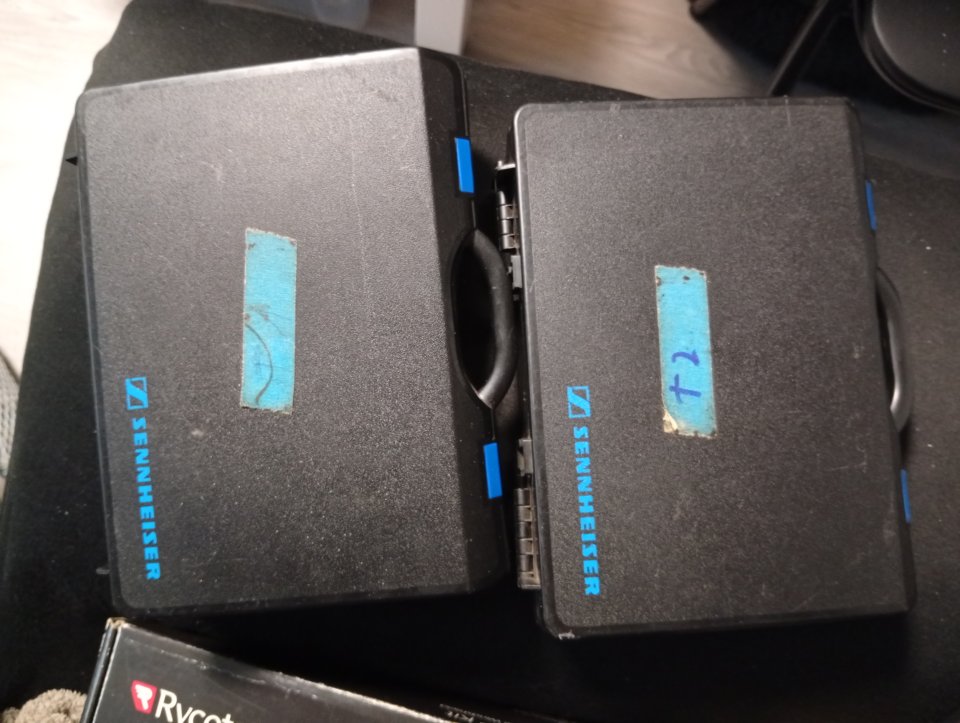 2x Sennheiser ew100 G3 + mke2 gold