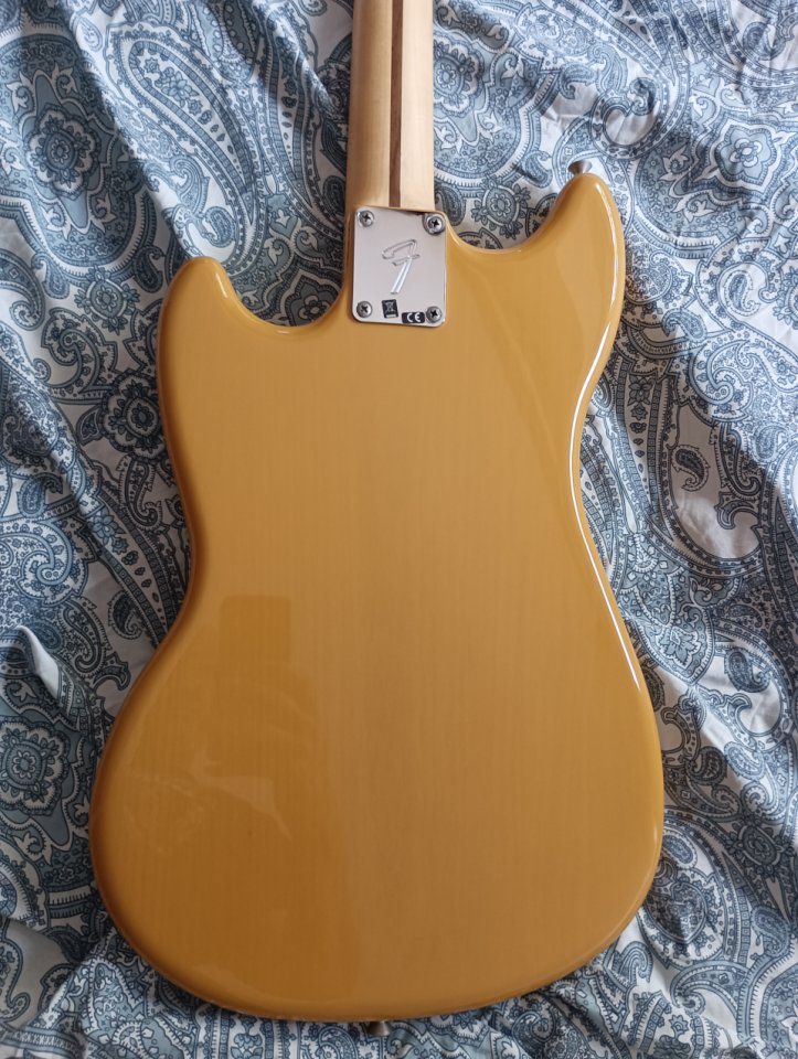 Fender Player Mustang Bass PJ Butterscotch Blonde *RESERVADO* de segunda mano · Foto 7 de 9 · Madrid · 480 €