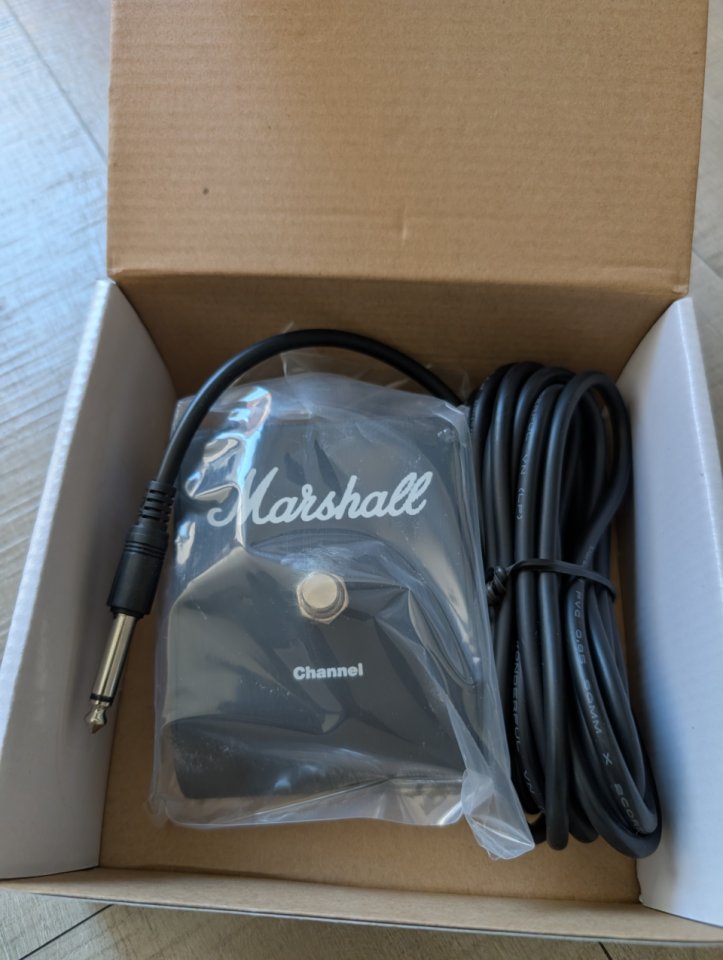 Footswitch Marshall pedales conmutadores varios cambio canal ampli