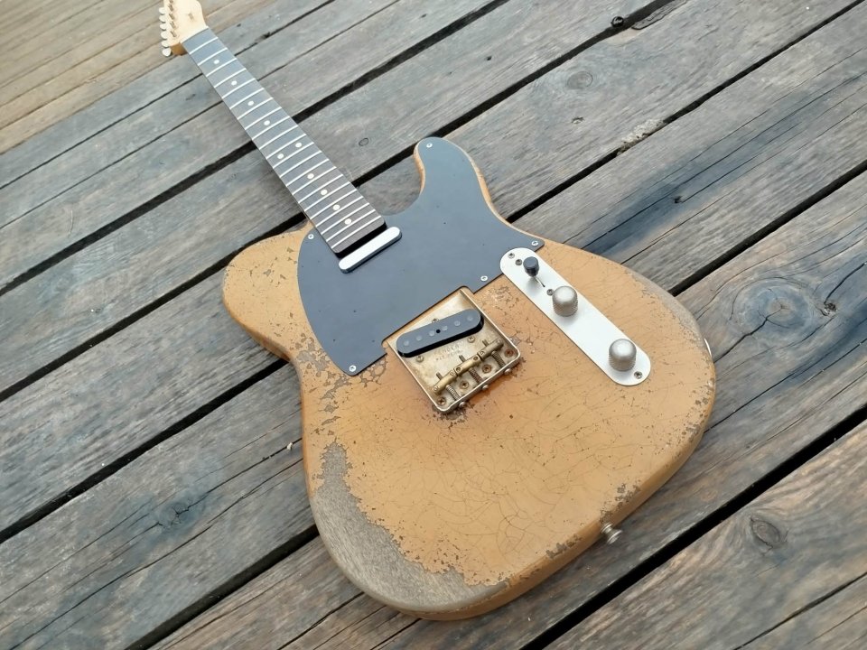 Telecaster Blackguard Heavy Relic Josefina Campos & Brazilian Rosewood