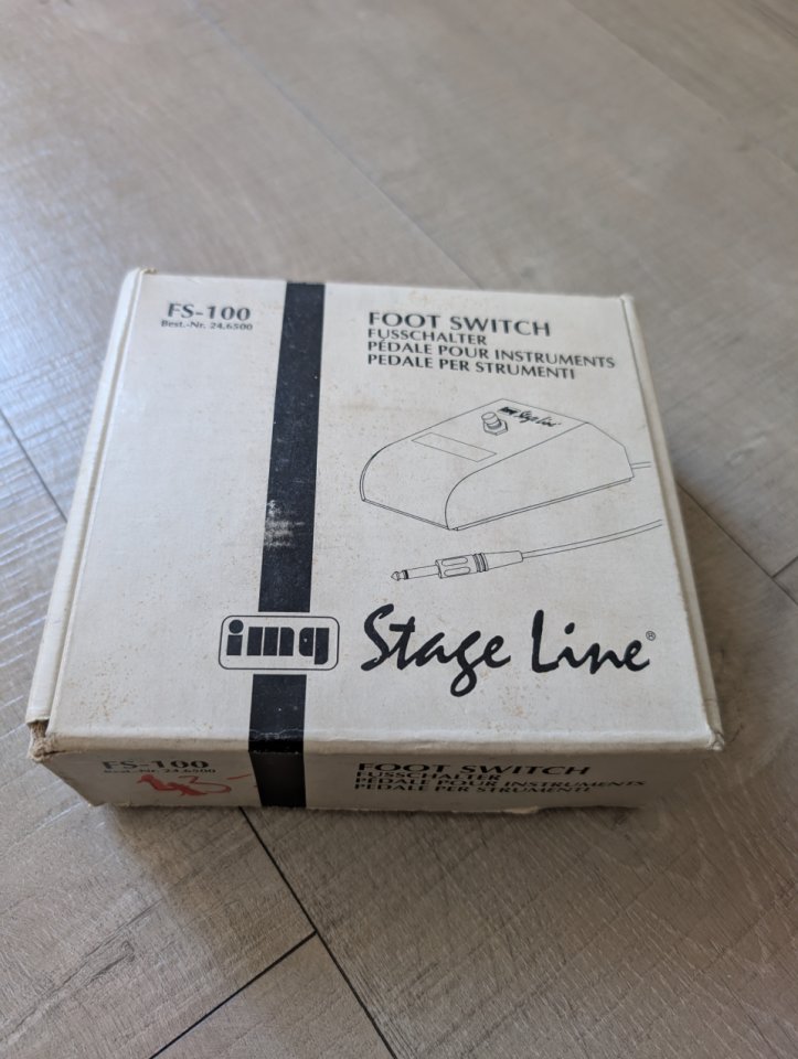 Footswitch Marshall pedales conmutadores varios cambio canal ampli