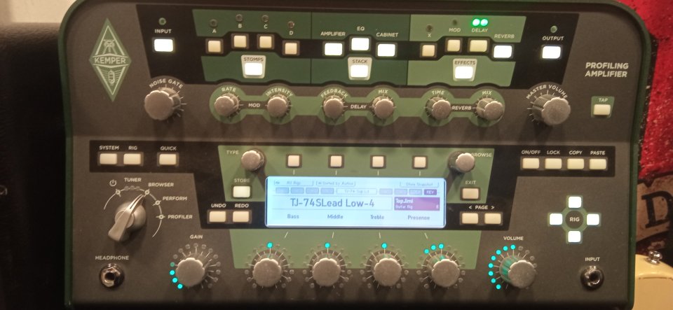 Kemper Profiler /// CAMBIOS ///