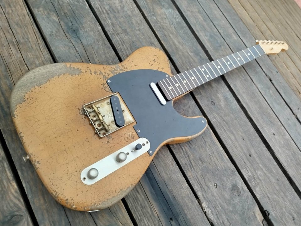 Telecaster Blackguard Heavy Relic Josefina Campos & Brazilian Rosewood