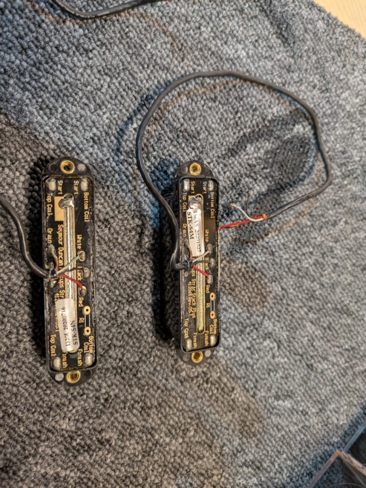 Seymour Duncan Classic Stack media y mástil