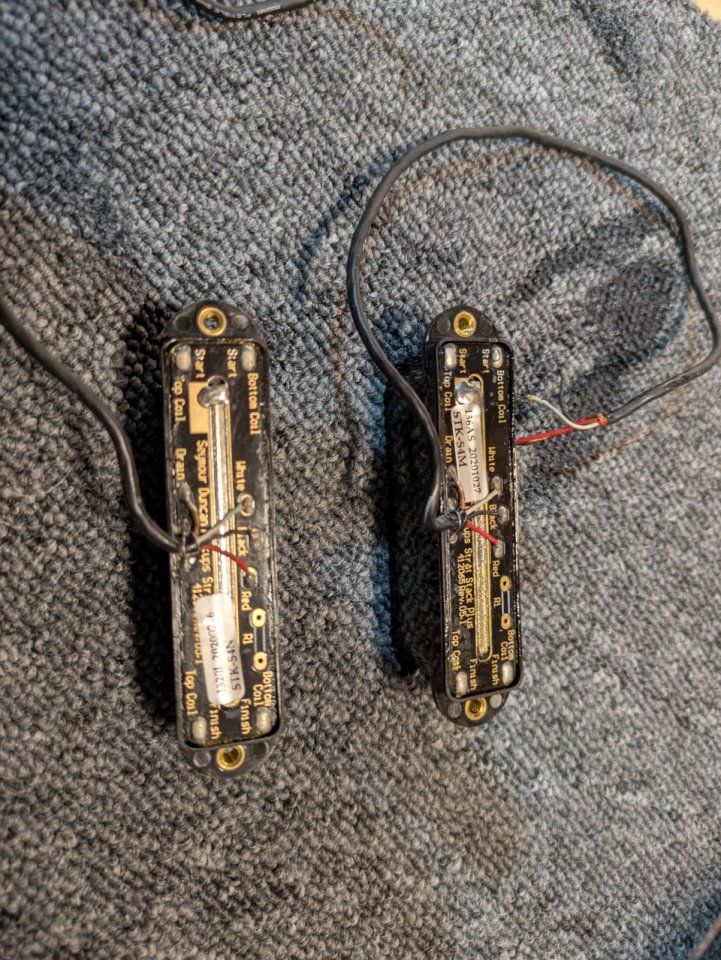 Seymour Duncan Classic Stack media y mástil