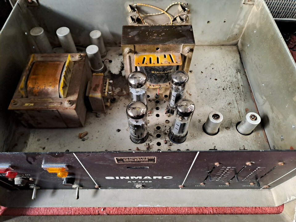 Amplificador sinmarc av3280 120w valvulas