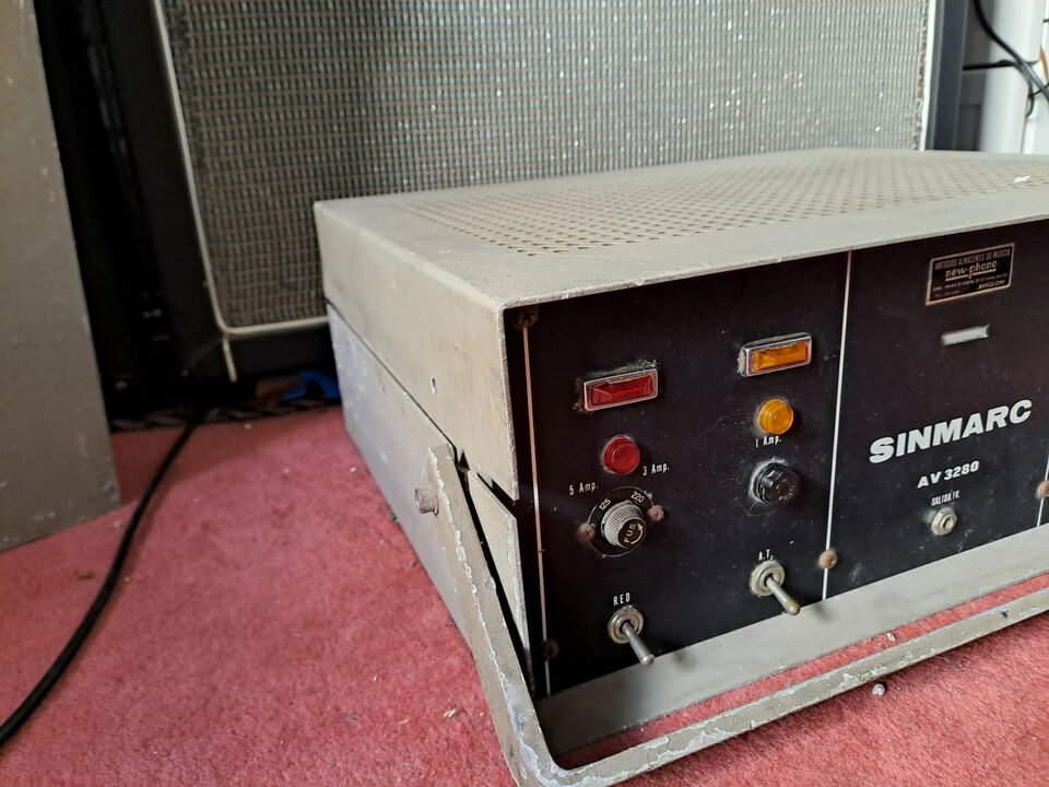 Amplificador sinmarc av3280 120w valvulas