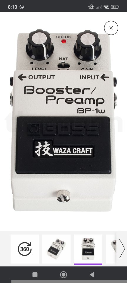 Boss BP-1W Booster/Preamp