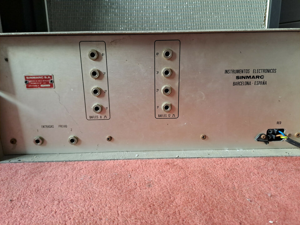 Amplificador sinmarc av3280 120w valvulas