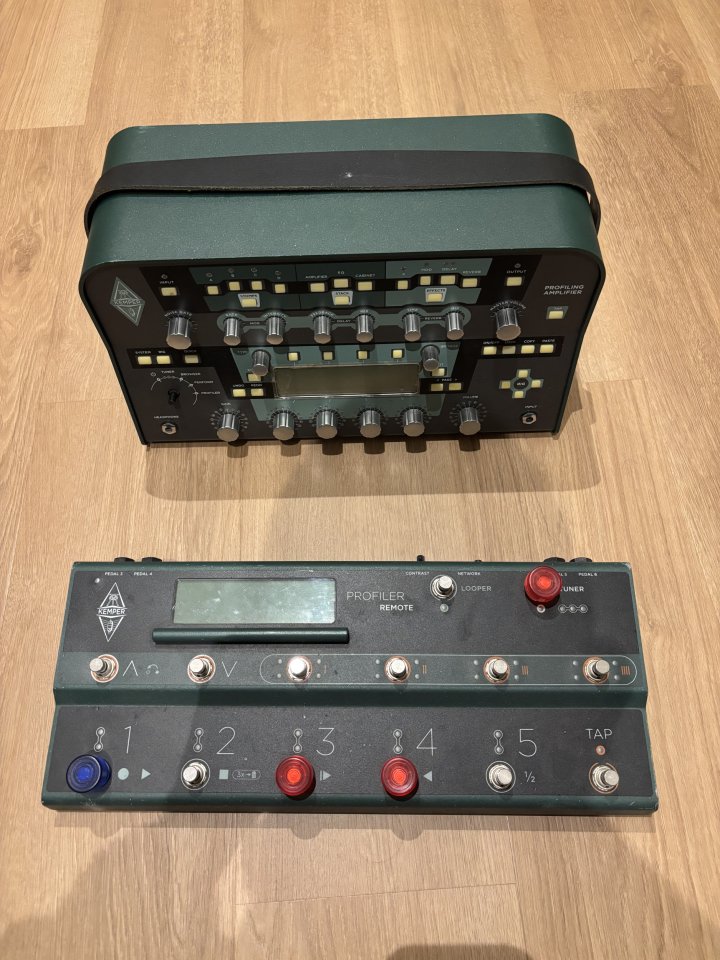 Kemper profiler + pedalera