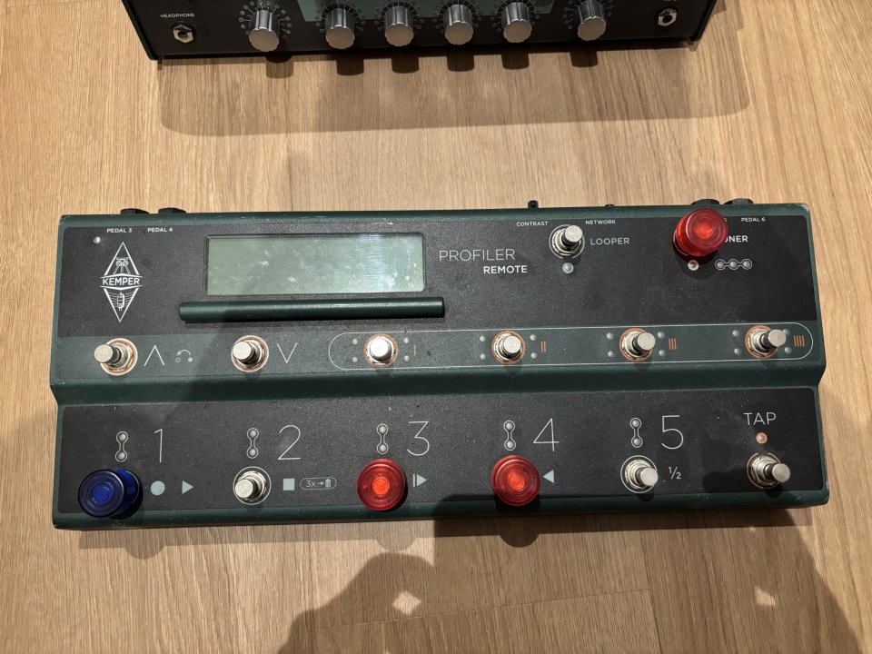 Kemper profiler + pedalera