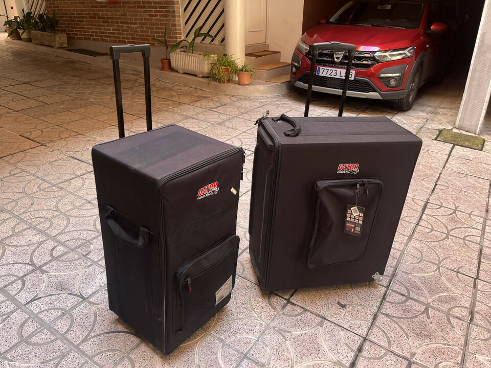 Gator Cajas / Maletas de transporte  Cabezal y 2x12
