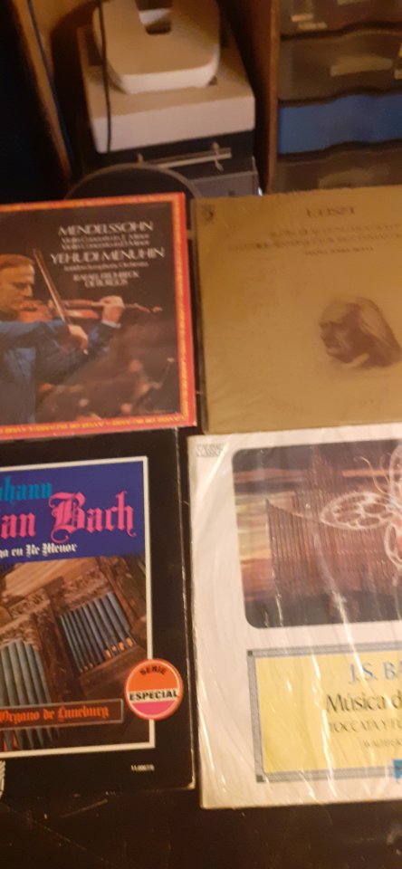 Lote de 4 discos LP de música clásica