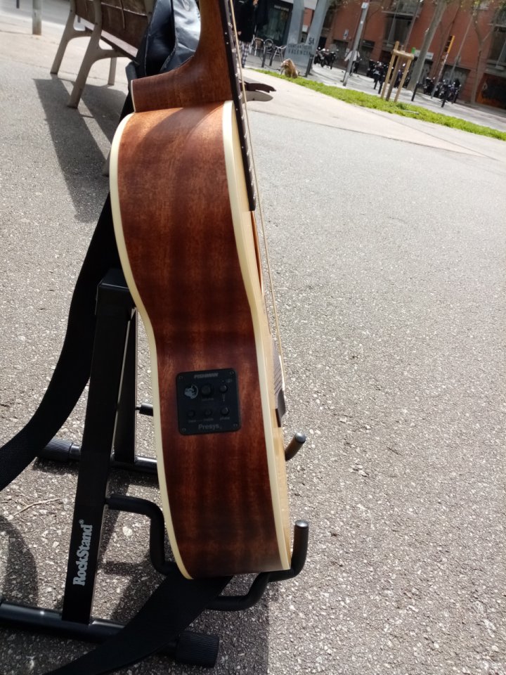 Cort L100F Electroacústica con tapa maciza de abeto y previo fishman