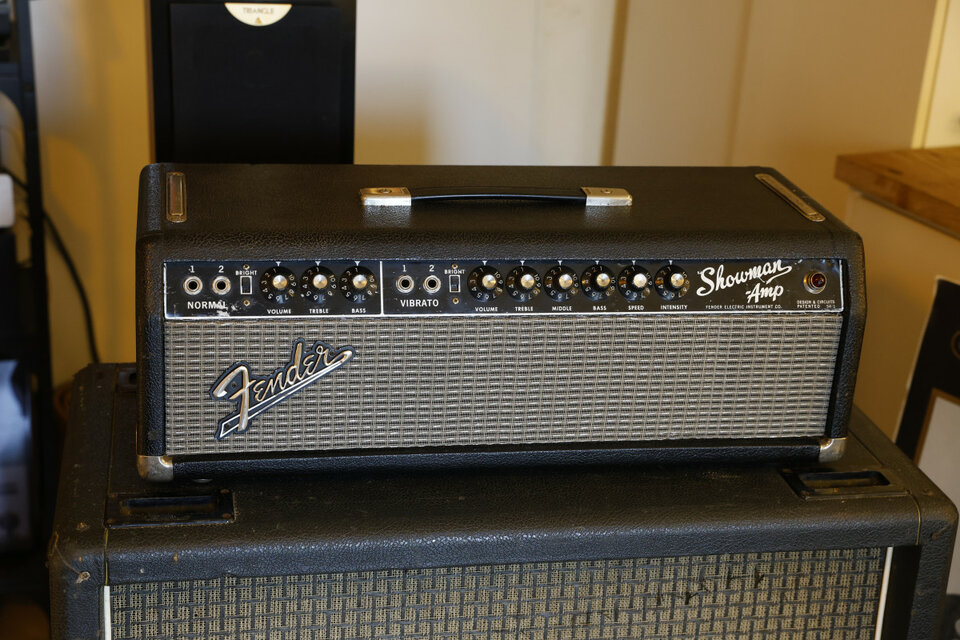 Cabezal Fender Showman Blackface de 1964.