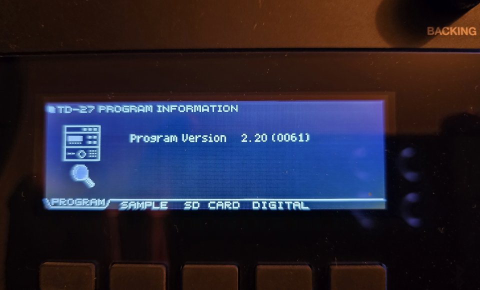 Modulo Roland TD 27 KV2