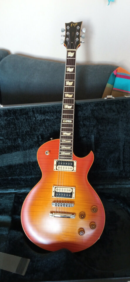Esp Eclipse honey burst flamed top 2005 REBAJON