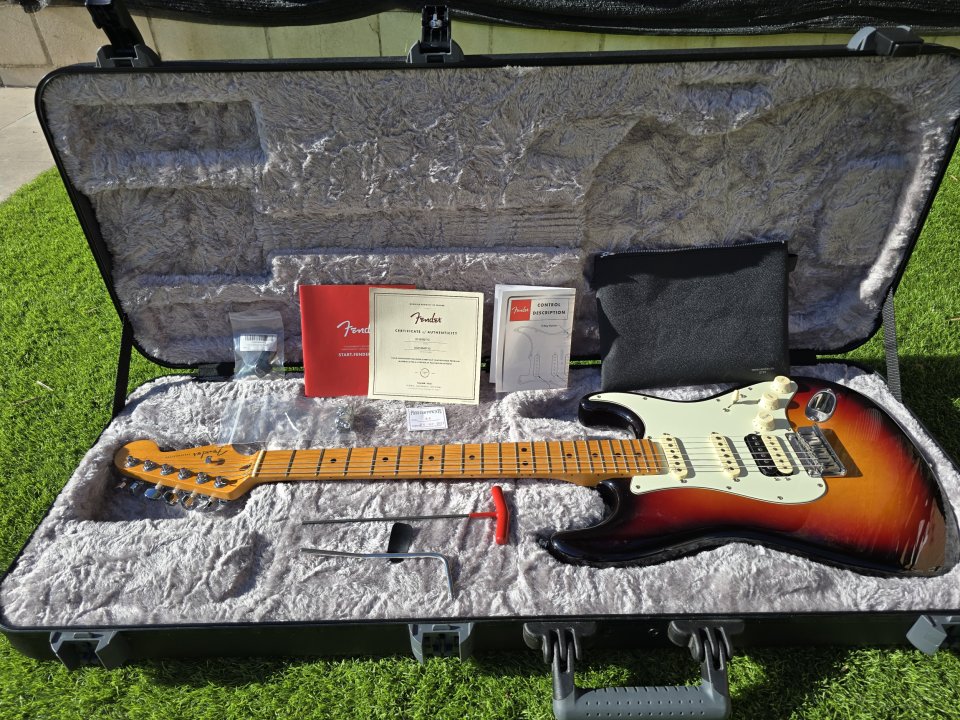 Fender stratocaster ultra HSS Ultraburst