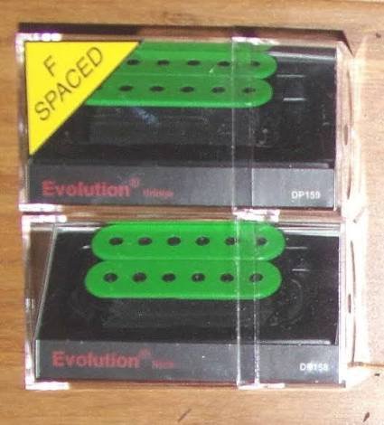 Pastillas dimarzio verdes