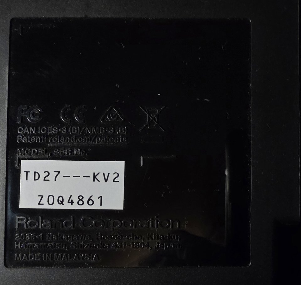 Modulo Roland TD 27 KV2