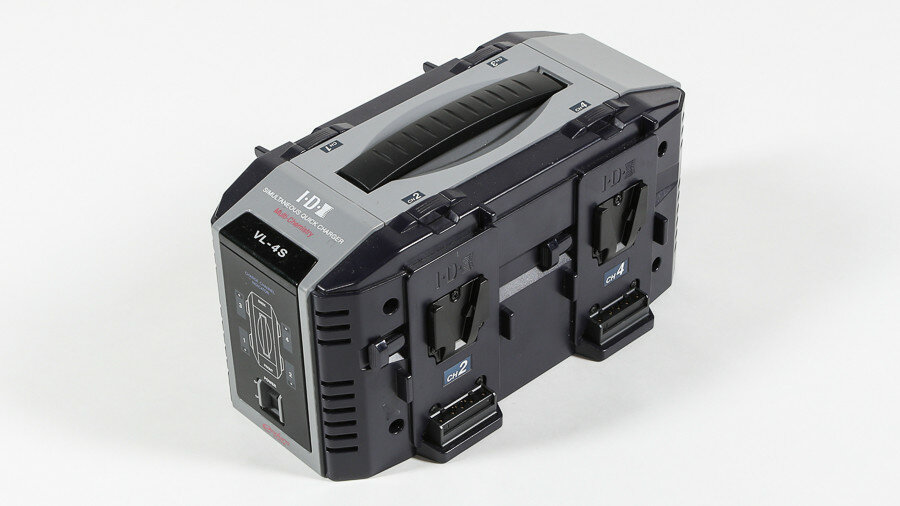 Cargador de Baterías IDX VL-4S.