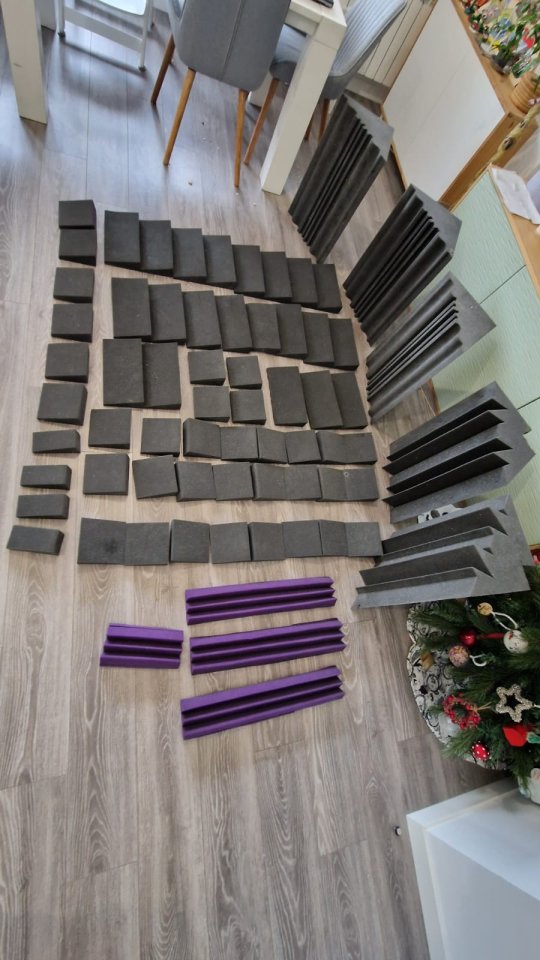 Material acustico Auralex variado