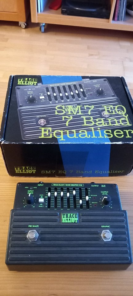 Pedal Trace Elliot SM 7 EQ gráfico de 7 bandas
